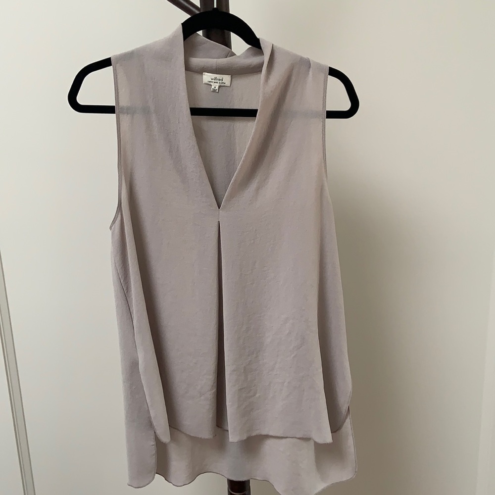 OFFICE: Wilfred 2016 nuit sleeveless blouse (aritzia)